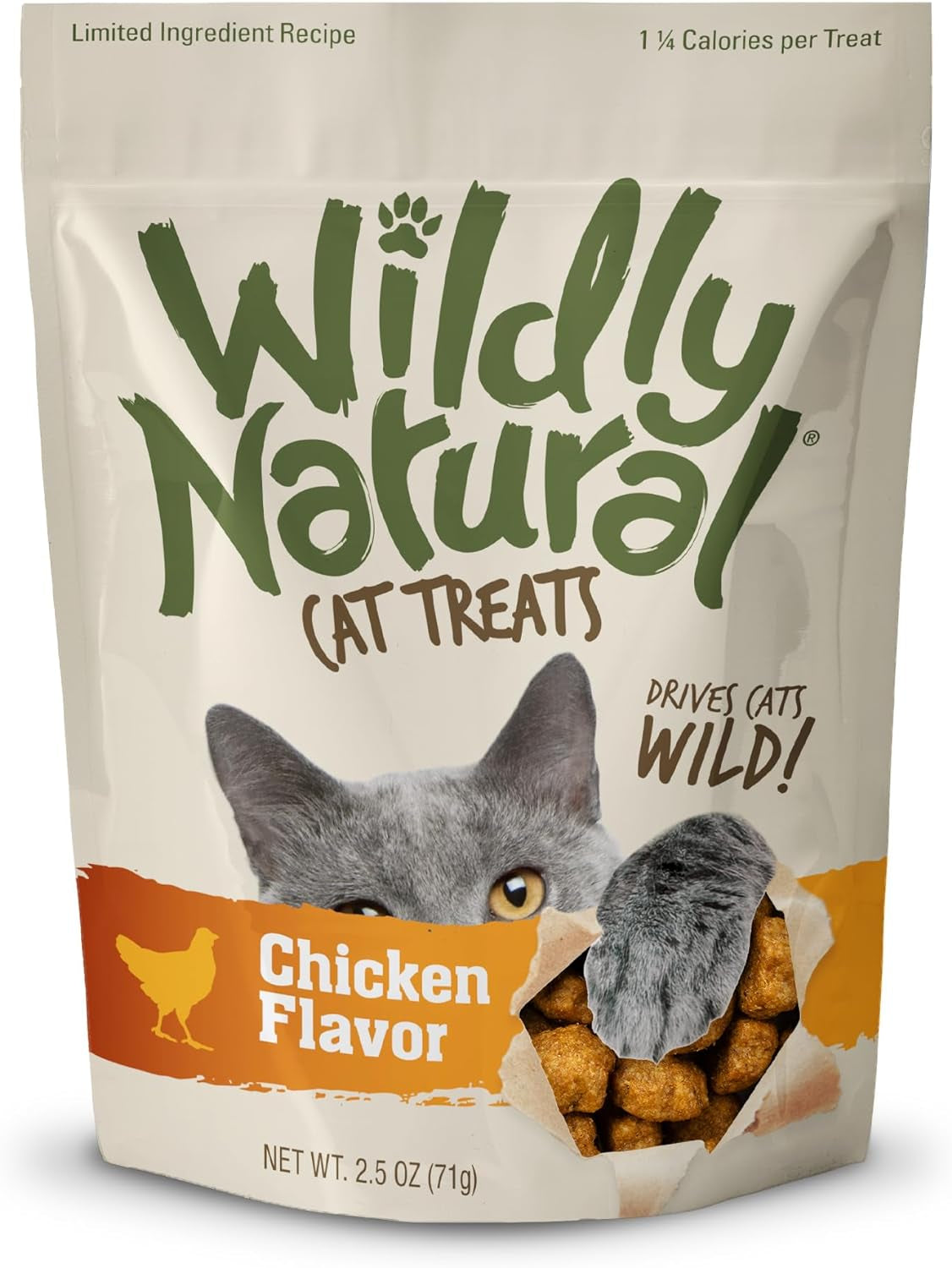 Cat Treats, Chicken Flavor, 2.5 Oz
