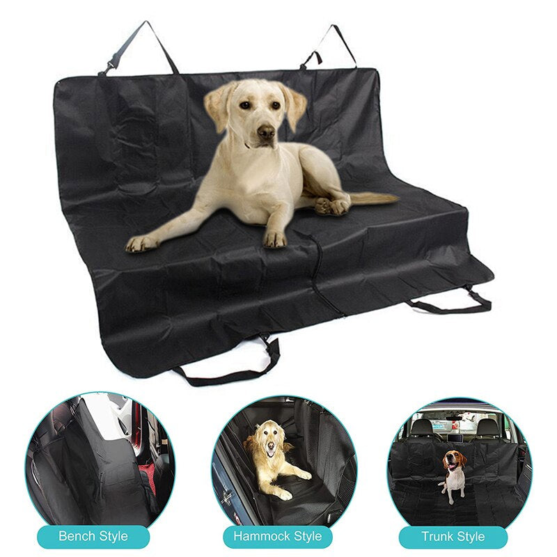 Dog Car Seat Cover Waterproof Pet Carrier Mat Cat Hammock Travel Trunk Car Rear Back Seat for Dog Safety Cushion Pet Transport