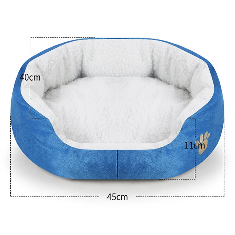 Dog Bed Cat Bed Pet Beds with Thickened PP Cotton Dog Cave Bed and Sofasuitable for Small Puppy Cat Bed